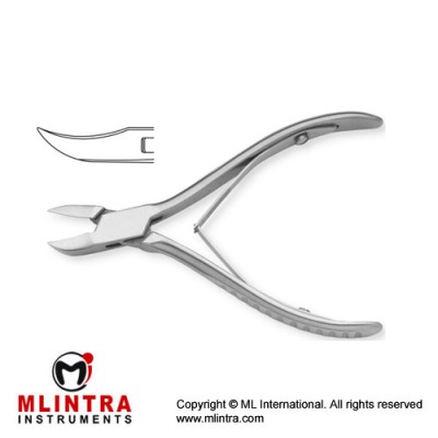 Nail Cutter Curved Stainless Steel, 13 cm - 5"